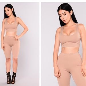 Nude Biker Set / FashionNova